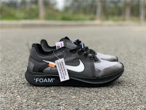 Zoom Fly Off-White Black Silver