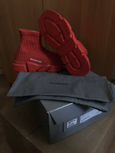 Load image into Gallery viewer, Balenciaga | Speed Trainer Rib-Knit Rouge  | 540818