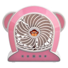Load image into Gallery viewer, Cartoon Lovely Monkey Mini Fan - Pink
