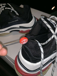 Balenciaga | Triple S Sneakers | Black White Red