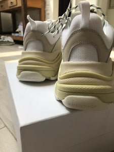 Balenciaga | Triple S Sneakers | All White