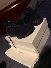 Load image into Gallery viewer, Balenciaga | Blue Speed Sock Stretch-knit Trainers