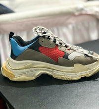 Load image into Gallery viewer, Balenciaga | Triple S Sneakers | Blue Grey Red Black