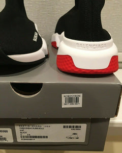 Belenciaga Shoes | SPEED TRAINERS  | Knit Black White Red