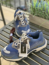Load image into Gallery viewer, Balenciaga | Triple S Sneakers | Grey Blue White