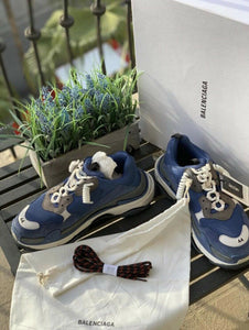 Balenciaga | Triple S Sneakers | Grey Blue White