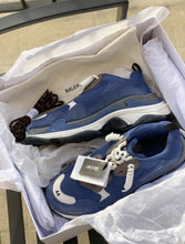 Load image into Gallery viewer, Balenciaga | Triple S Sneakers | Grey Blue White